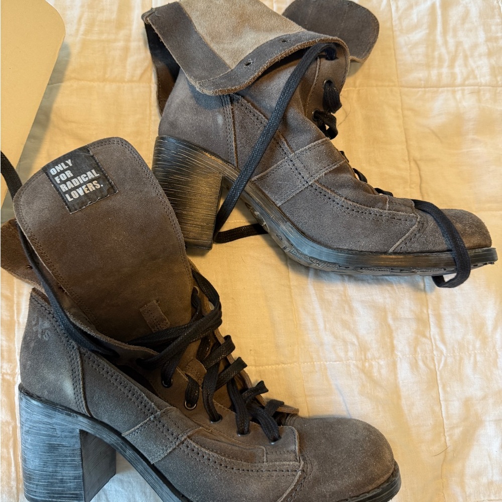 🥾 OXS “Frank” Suede Combat Boots — Size 40 — ONLY FOR RADICAL LOVERS